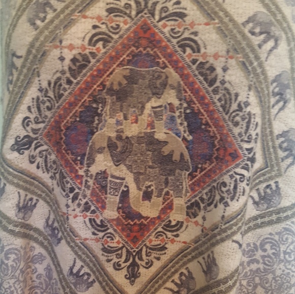 *SOLD* Ginger G Elephant Tank bohemian - Picture 3 of 5